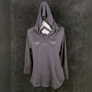 Organic Rags Ruched Hoodie Sweater